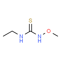 ChemSpider 2D Image | 1-Ethyl-3-methoxythiourea | C4H10N2OS