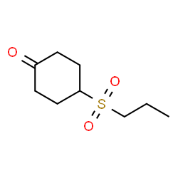 ChemSpider 2D Image | 4-(Propylsulfonyl)cyclohexanone | C9H16O3S