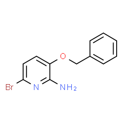 ChemSpider 2D Image | 3-(Benzyloxy)-6-bromo-2-pyridinamine | C12H11BrN2O