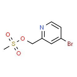ChemSpider 2D Image | (4-Bromo-2-pyridinyl)methyl methanesulfonate | C7H8BrNO3S