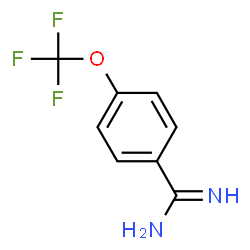ChemSpider 2D Image | 4-Trifluoromethoxy-benzamidine | C8H7F3N2O