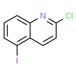 ChemSpider 2D Image | 2-Chloro-5-iodoquinoline | C9H5ClIN