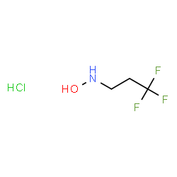 ChemSpider 2D Image | 3,3,3-Trifluoro-N-hydroxy-1-propanamine hydrochloride (1:1) | C3H7ClF3NO