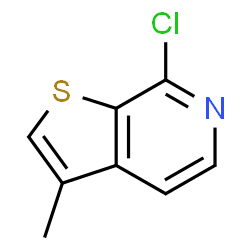ChemSpider 2D Image | 7-Chloro-3-methylthieno[2,3-c]pyridine | C8H6ClNS