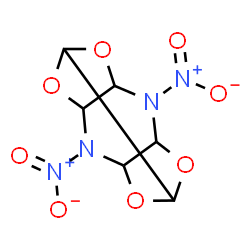 ChemSpider 2D Image | 4,10-Dinitro-2,6,8,12-tetraoxa-4,10-diazatetracyclo[5.5.0.0~3,11~.0~5,9~]dodecane | C6H6N4O8