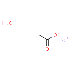 sodium acetate trihydrate structure