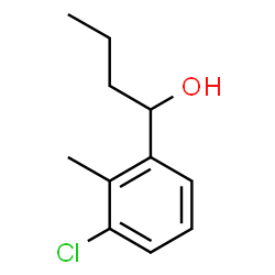 ChemSpider 2D Image | 1-(3-Chloro-2-methylphenyl)-1-butanol | C11H15ClO