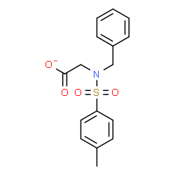 ChemSpider 2D Image | {Benzyl[(4-methylphenyl)sulfonyl]amino}acetate | C16H16NO4S