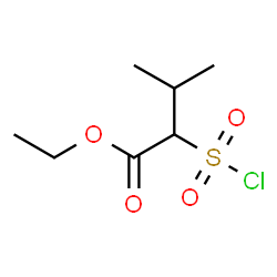 ChemSpider 2D Image | Ethyl 2-(chlorosulfonyl)-3-methylbutanoate | C7H13ClO4S