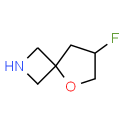 ChemSpider 2D Image | 7-Fluoro-5-oxa-2-azaspiro[3.4]octane | C6H10FNO
