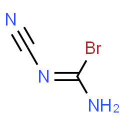 ChemSpider 2D Image | N'-Cyanocarbamimidic bromide | C2H2BrN3