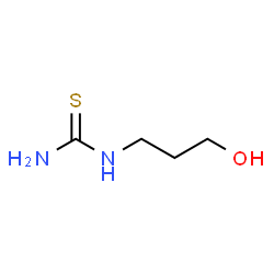 ChemSpider 2D Image | 1-(3-Hydroxypropyl)thiourea | C4H10N2OS