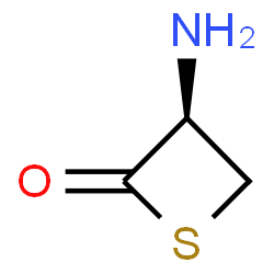 ChemSpider 2D Image | (3S)-3-Amino-2-thietanone | C3H5NOS