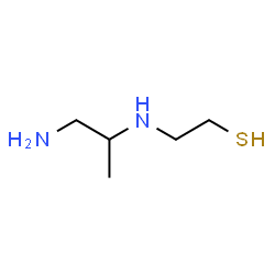 ChemSpider 2D Image | 2-[(1-Amino-2-propanyl)amino]ethanethiol | C5H14N2S