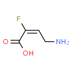 ChemSpider 2D Image | (2E)-4-Amino-2-fluoro-2-butenoic acid | C4H6FNO2