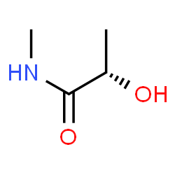 ChemSpider 2D Image | (2S)-2-Hydroxy-N-methylpropanamide | C4H9NO2