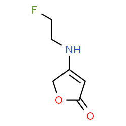 ChemSpider 2D Image | 4-[(2-Fluoroethyl)amino]-2(5H)-furanone | C6H8FNO2