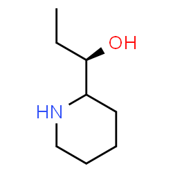 ChemSpider 2D Image | (1R)-1-(2-Piperidinyl)-1-propanol | C8H17NO