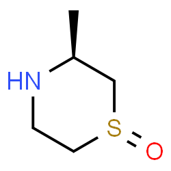 ChemSpider 2D Image | (3S)-3-Methylthiomorpholine 1-oxide | C5H11NOS