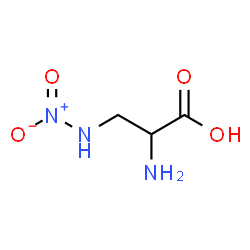 ChemSpider 2D Image | 3-(Nitroamino)alanine | C3H7N3O4