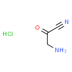 ChemSpider 2D Image | 3-Amino-2-oxopropanenitrile hydrochloride (1:1) | C3H5ClN2O