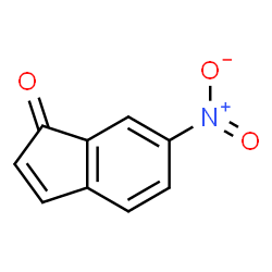 ChemSpider 2D Image | 6-Nitro-1H-inden-1-one | C9H5NO3