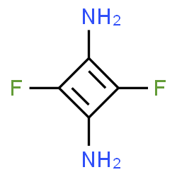 ChemSpider 2D Image | 2,4-Difluoro-1,3-cyclobutadiene-1,3-diamine | C4H4F2N2