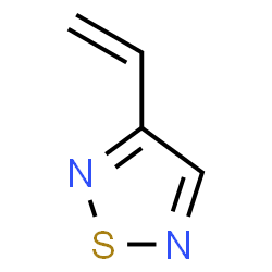 ChemSpider 2D Image | 3-Vinyl-1,2,5-thiadiazole | C4H4N2S