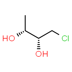 ChemSpider 2D Image | (2R,3R)-1-Chloro-2,3-butanediol | C4H9ClO2