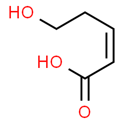 ChemSpider 2D Image | (2Z)-5-Hydroxy-2-pentenoic acid | C5H8O3