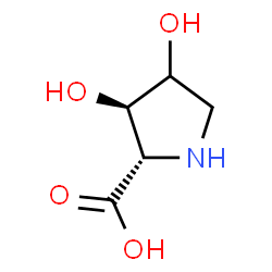 ChemSpider 2D Image | (3R)-3,4-Dihydroxy-L-proline | C5H9NO4