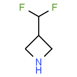 ChemSpider 2D Image | 3-(Difluoromethyl)azetidine | C4H7F2N
