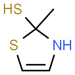 ChemSpider 2D Image | 2-Methyl-2,3-dihydro-1,3-thiazole-2-thiol | C4H7NS2