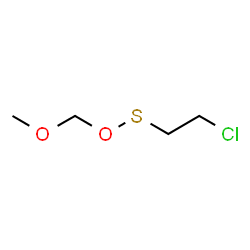 ChemSpider 2D Image | 1-Chloro-2-[(methoxymethoxy)sulfanyl]ethane | C4H9ClO2S