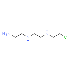 ChemSpider 2D Image | N-(2-Aminoethyl)-N'-(2-chloroethyl)-1,2-ethanediamine | C6H16ClN3
