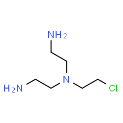 ChemSpider 2D Image | N-(2-Aminoethyl)-N-(2-chloroethyl)-1,2-ethanediamine | C6H16ClN3