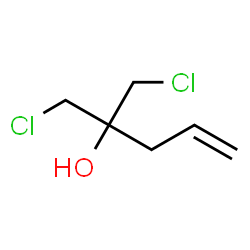 ChemSpider 2D Image | 1-Chloro-2-(chloromethyl)-4-penten-2-ol | C6H10Cl2O