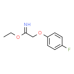 ChemSpider 2D Image | Ethyl 2-(4-fluorophenoxy)ethanimidate | C10H12FNO2
