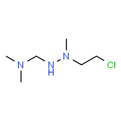 ChemSpider 2D Image | 1-[2-(2-Chloroethyl)-2-methylhydrazino]-N,N-dimethylmethanamine | C6H16ClN3