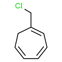 ChemSpider 2D Image | 1-(Chloromethyl)-1,3,5-cycloheptatriene | C8H9Cl