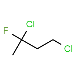 ChemSpider 2D Image | 1,3-Dichloro-3-fluorobutane | C4H7Cl2F