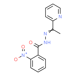ChemSpider 2D Image | 2-Nitro-N'-[1-(2-pyridinyl)ethylidene]benzohydrazide | C14H12N4O3