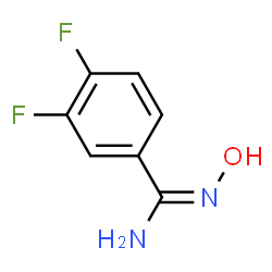 ChemSpider 2D Image | 3,4-Difluorobenzamidoxime | C7H6F2N2O