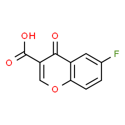 ChemSpider 2D Image | 6-Fluorochromone-3-carboxylic acid | C10H5FO4