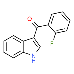ChemSpider 2D Image | 3-(2-fluorobenzoyl)-1H-indole | C15H10FNO
