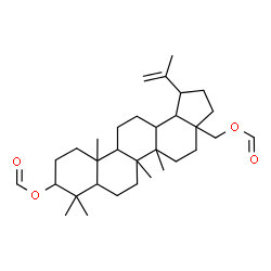 ChemSpider 2D Image | Lup-20(29)-ene-3,28-diyl diformate | C32H50O4