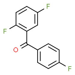 ChemSpider 2D Image | (2,5-Difluorophenyl)(4-fluorophenyl)methanone | C13H7F3O