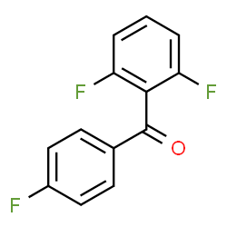 ChemSpider 2D Image | (2,6-Difluorophenyl)(4-fluorophenyl)methanone | C13H7F3O