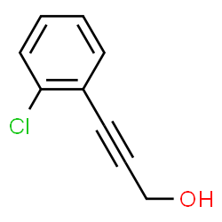 ChemSpider 2D Image | 3-(2-Chlorophenyl)-2-propyn-1-ol | C9H7ClO