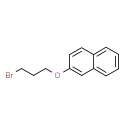 ChemSpider 2D Image | 2-(3-Bromopropoxy)naphthalene | C13H13BrO